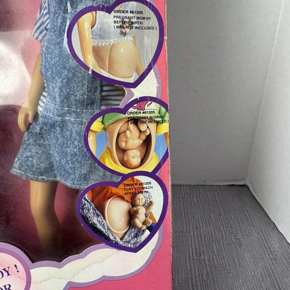 Vintage The Mommy-To-Be Doll 12in Pregnant Fashion Doll Baby Figure Outfit Box